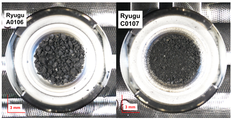 Muestras recogidas por la Hayabusa2