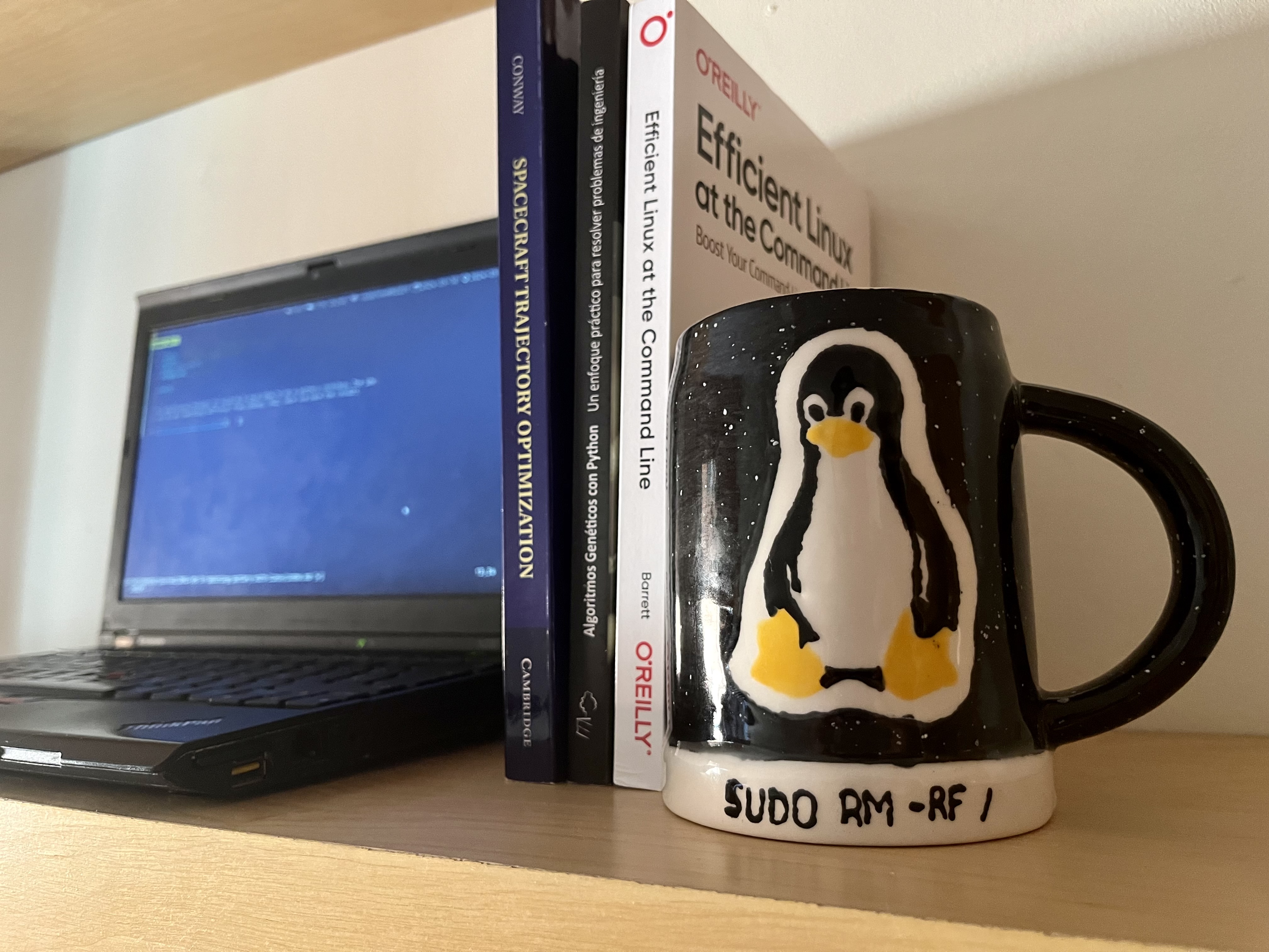 Tux on a beer jar